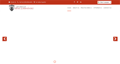 Desktop Screenshot of abogadohernandez.com